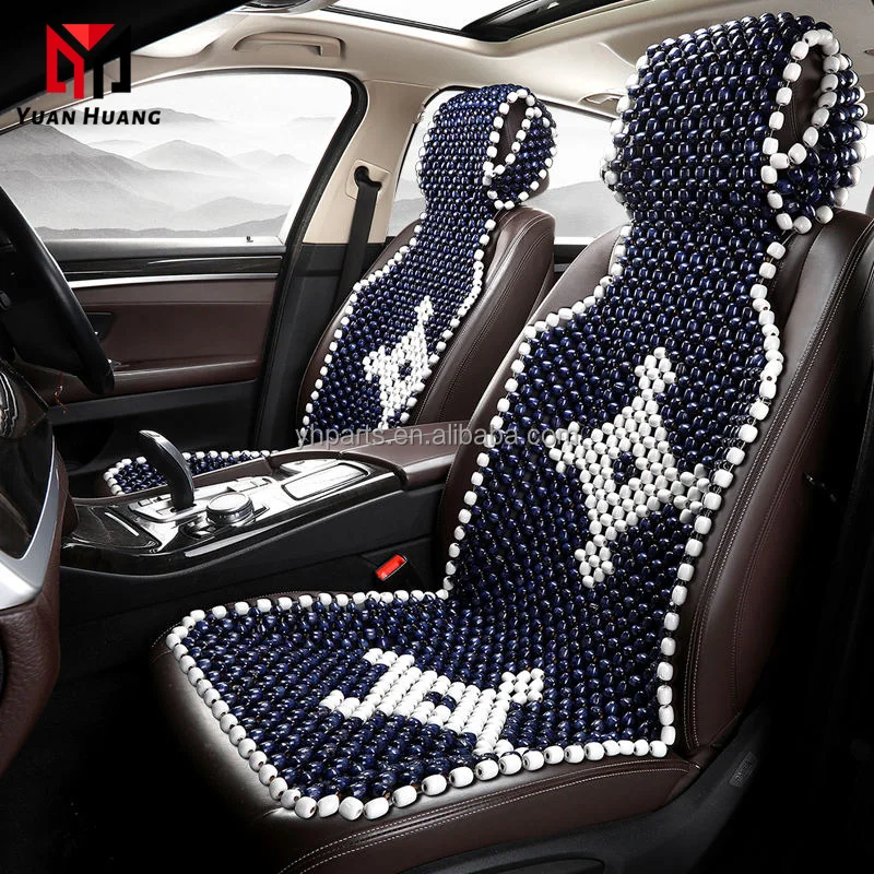 Car Seat Cover Natural Maple Wood Bead Car Seat Cushion Massage Breathable Environmental Waterproof Seat