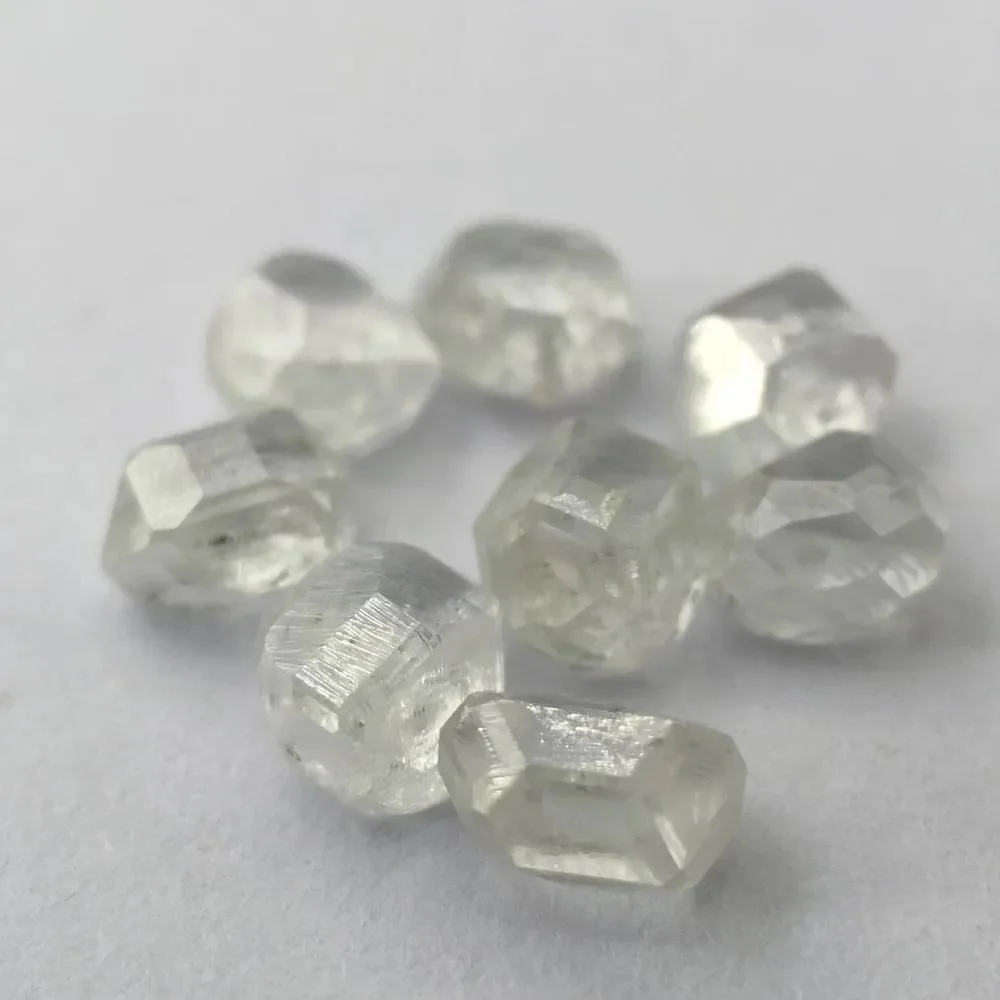 FLINT Top Quality HPHT Rough  Diamond Rings Uncut Stone Diamond HPHT