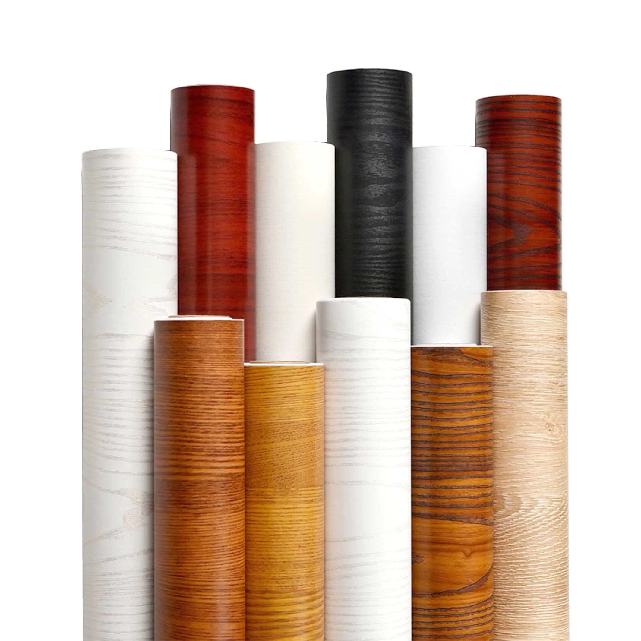Hot Selling Furniture Vinyl Wood Texture Wrap Pvc Stickers Decorative Film with Pressure Sensitive Adhesive