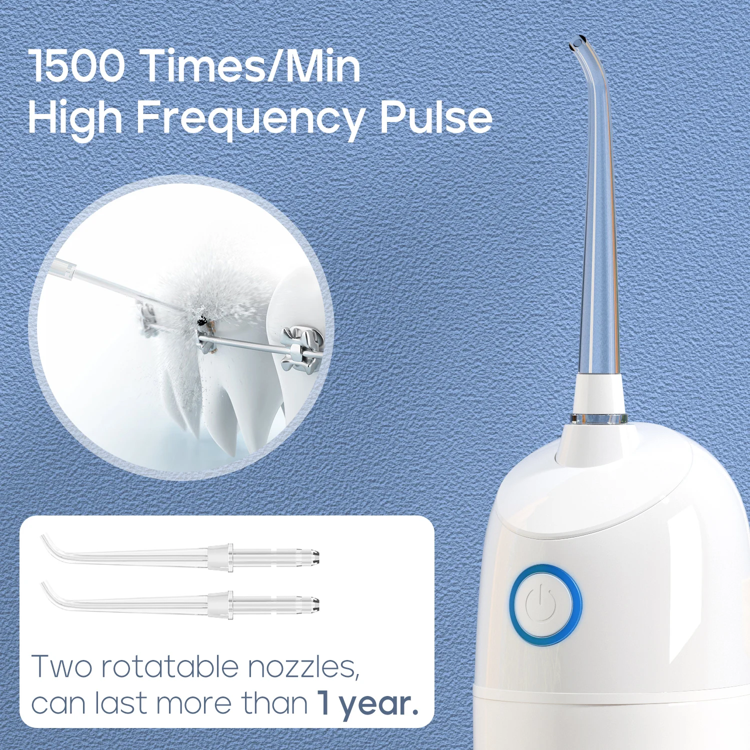 2024 Seago Mini Water Flosser Cordless High Waterproof 190ml Water Tank Factory OEM Cordless Oral Portable Dental Floss SG831