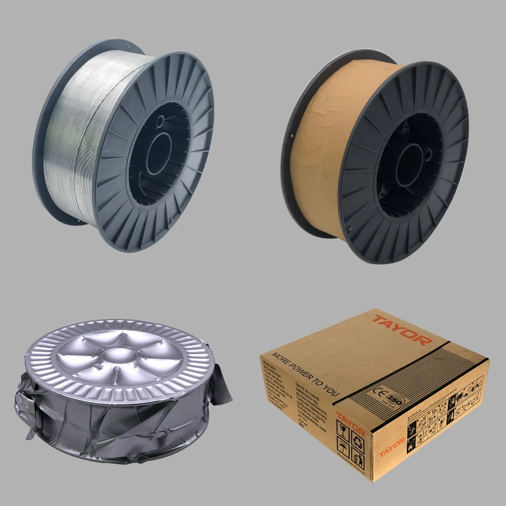 TAYOR E71T-GS E71T-11 5КГ 1 кг 1,0 1,2 Лидер продаж Цена по прейскуранту завода-изготовителя открытые дуги порошковая проволока МиГ сварочной проволоки