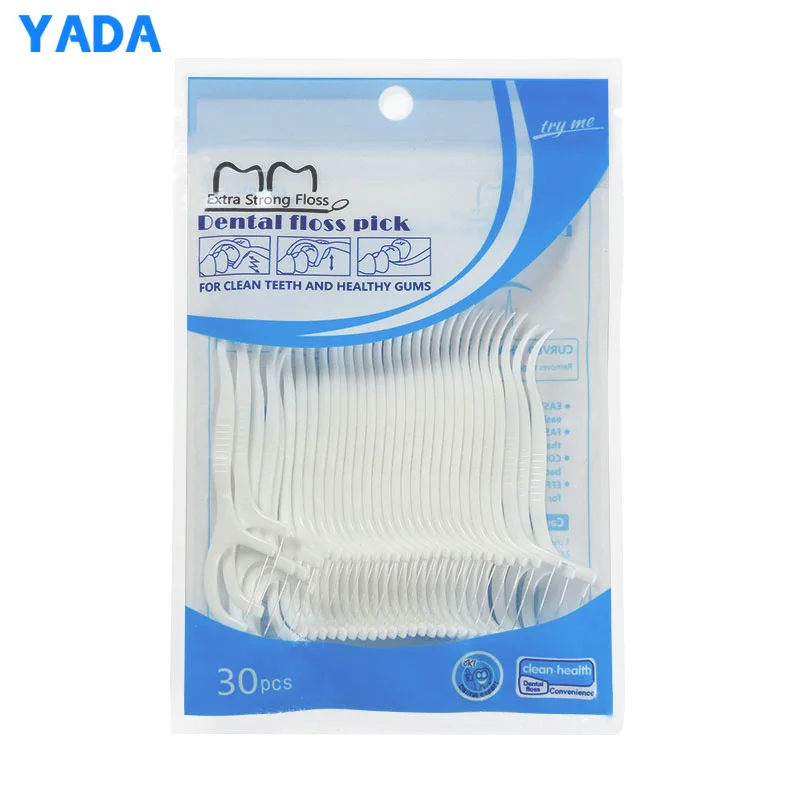 Bulk Eco Friendly Bamboo Charcoal Reusable Vegan Plastic Toothpick Dental Floss Picks Flosser