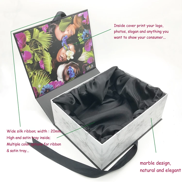 China supplier gift box manufacturer wholesale black magnetic gift box