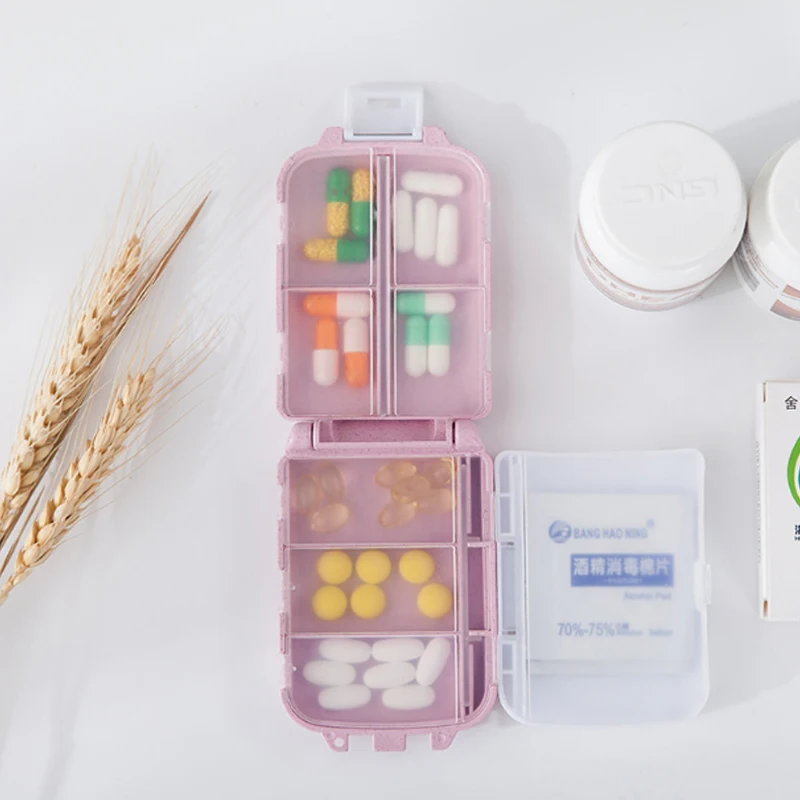 Weekly AM/PM Pill Box Medicine Organizer Pill Container Vitamin Organizer for Vitamin/Fish Oils Pill Box