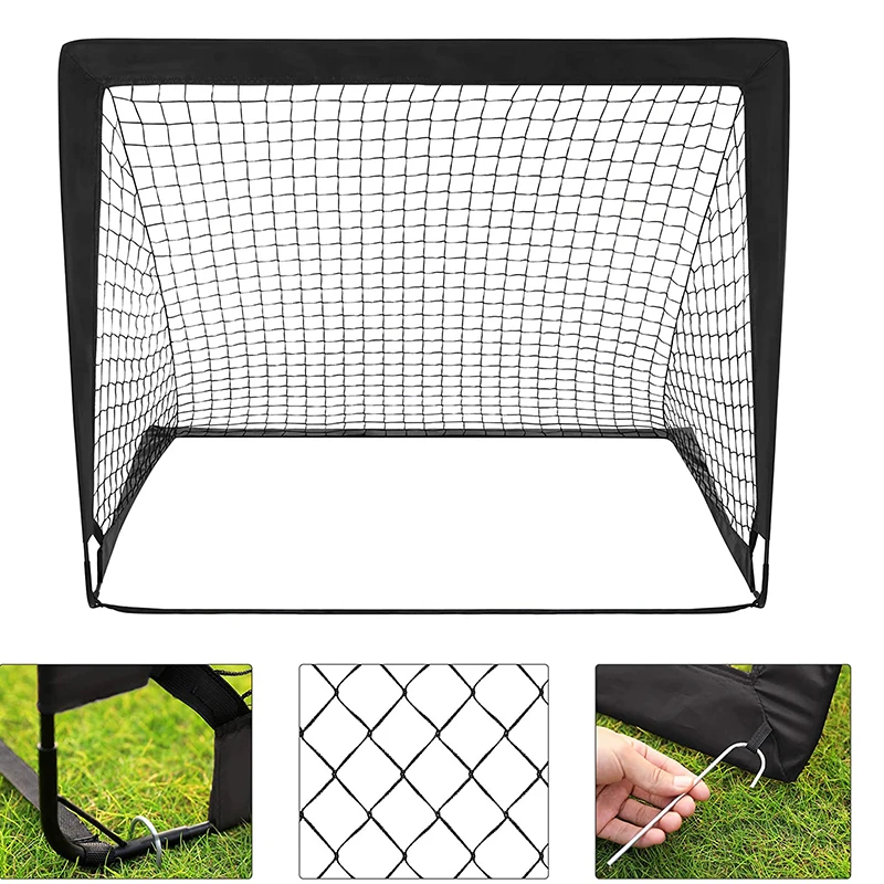 Portable Soccer Net for Games and Training for Indoor or Outdoor Teens Soccer Practice Accessories with Carrying Bag