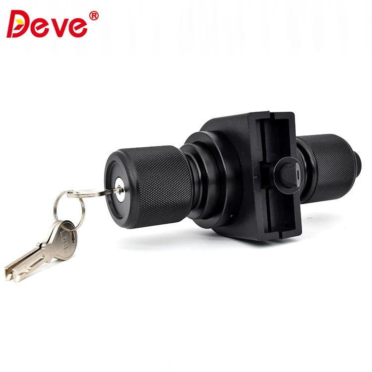 High Quality Aluminum Profile CNC Casting Lever Narrow Framed Sliding Glass Door Lock