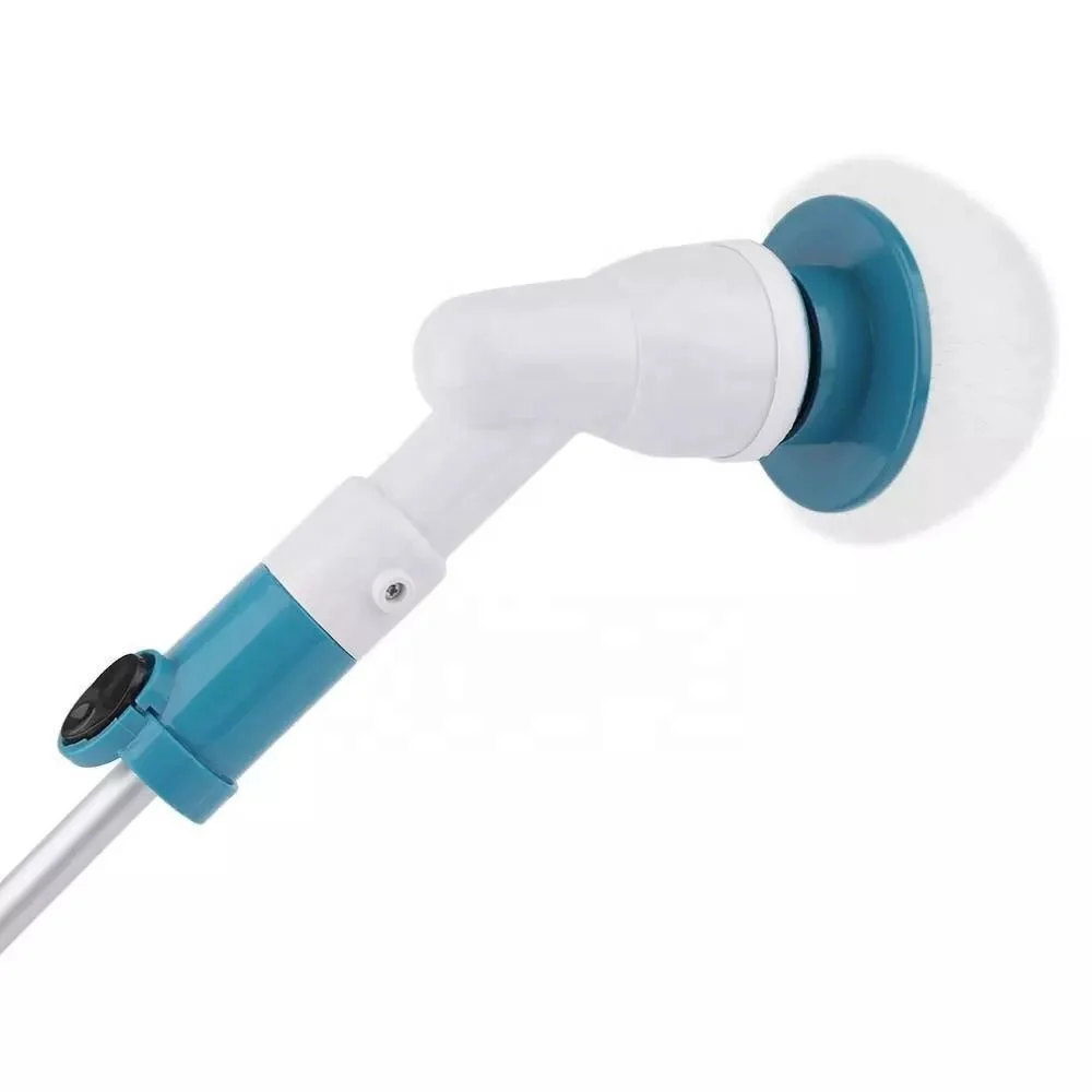 Rechargeable Electric Cleaning Brush Multi-functional Household Bathroom Cleaning Brush With Long Handle For Floor Corner Glass