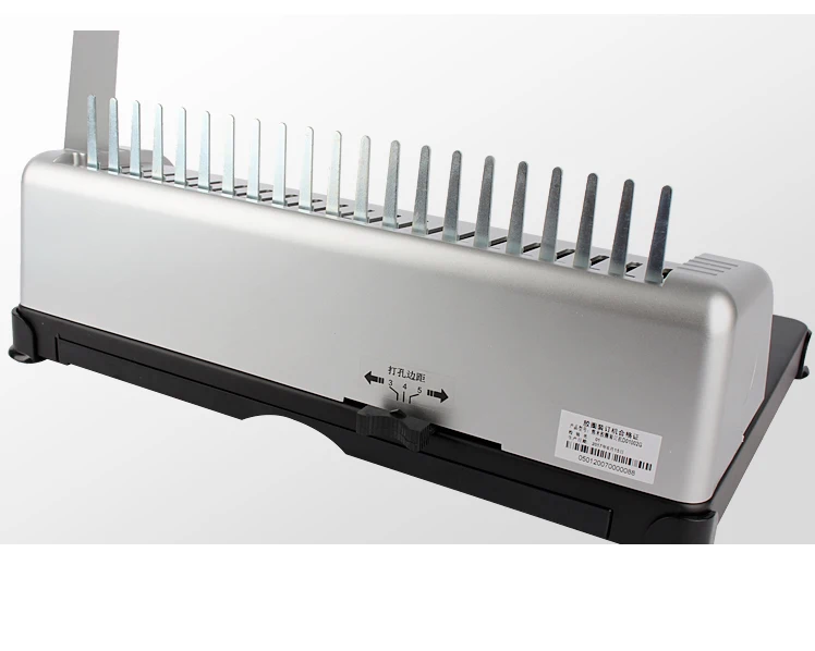 Office desktop easy use A4 size 450 sheets paper hand manual  perforating binding  bookbinding machine