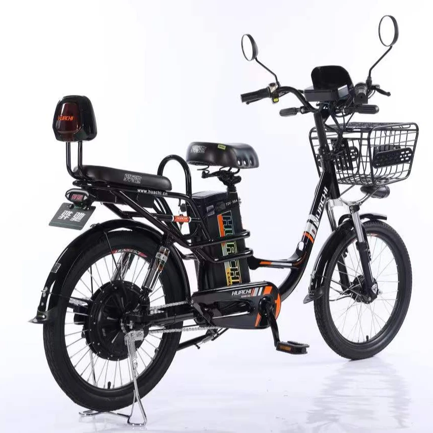 Luxury 350w 2 wheel electric bike scooter/electric moped with pedals motorcycle electric scooter