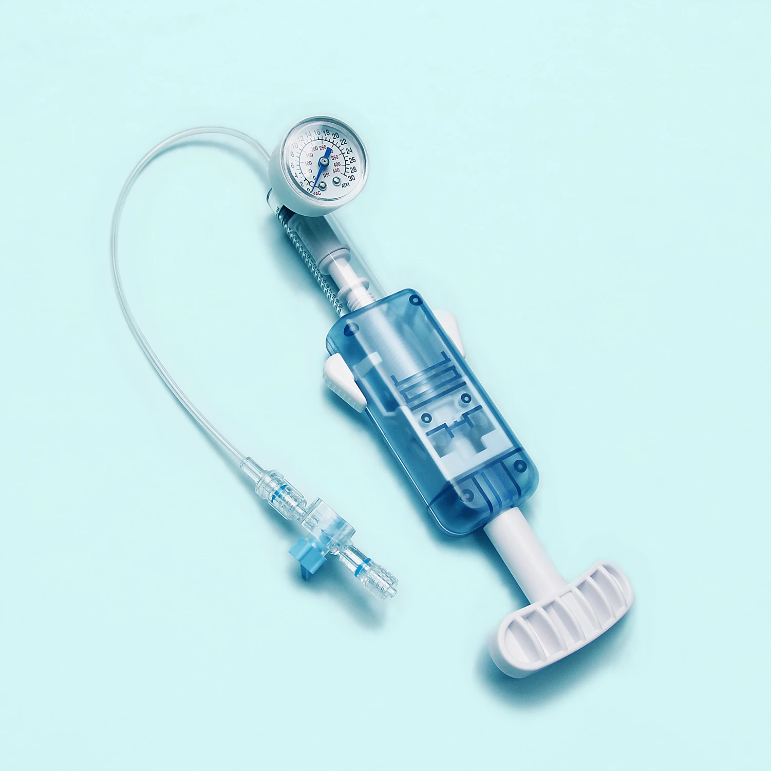 Tianck medical supplies disposable  inflator cardiology cardiovascular balloon inflation device