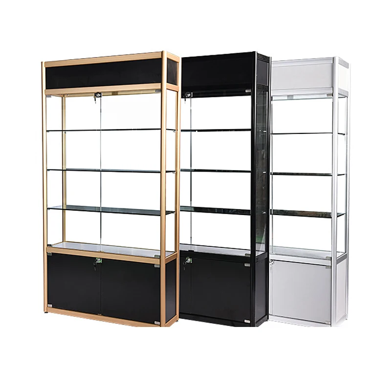 Showroom Glass Display Cabinet Design customizable Makeup Showcase Gift Jewelry Showcase Hand-run Cabinet  Showcase