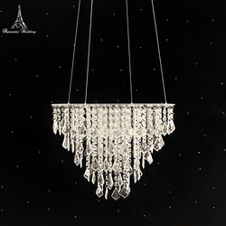 Модная прозрачная Хрустальная подвесная люстра, подставка для торта для свадебного торжества