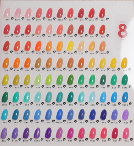 Wholesale soak off uv led 15ml nail polish color gel color uv gel polish with private label
