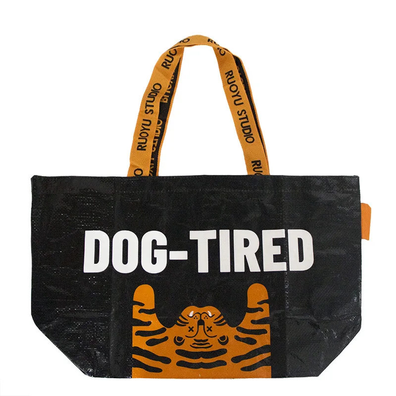 Wholesale Reusable Waterproof Custom Laminated PP Woven Carry Bags For Shopping