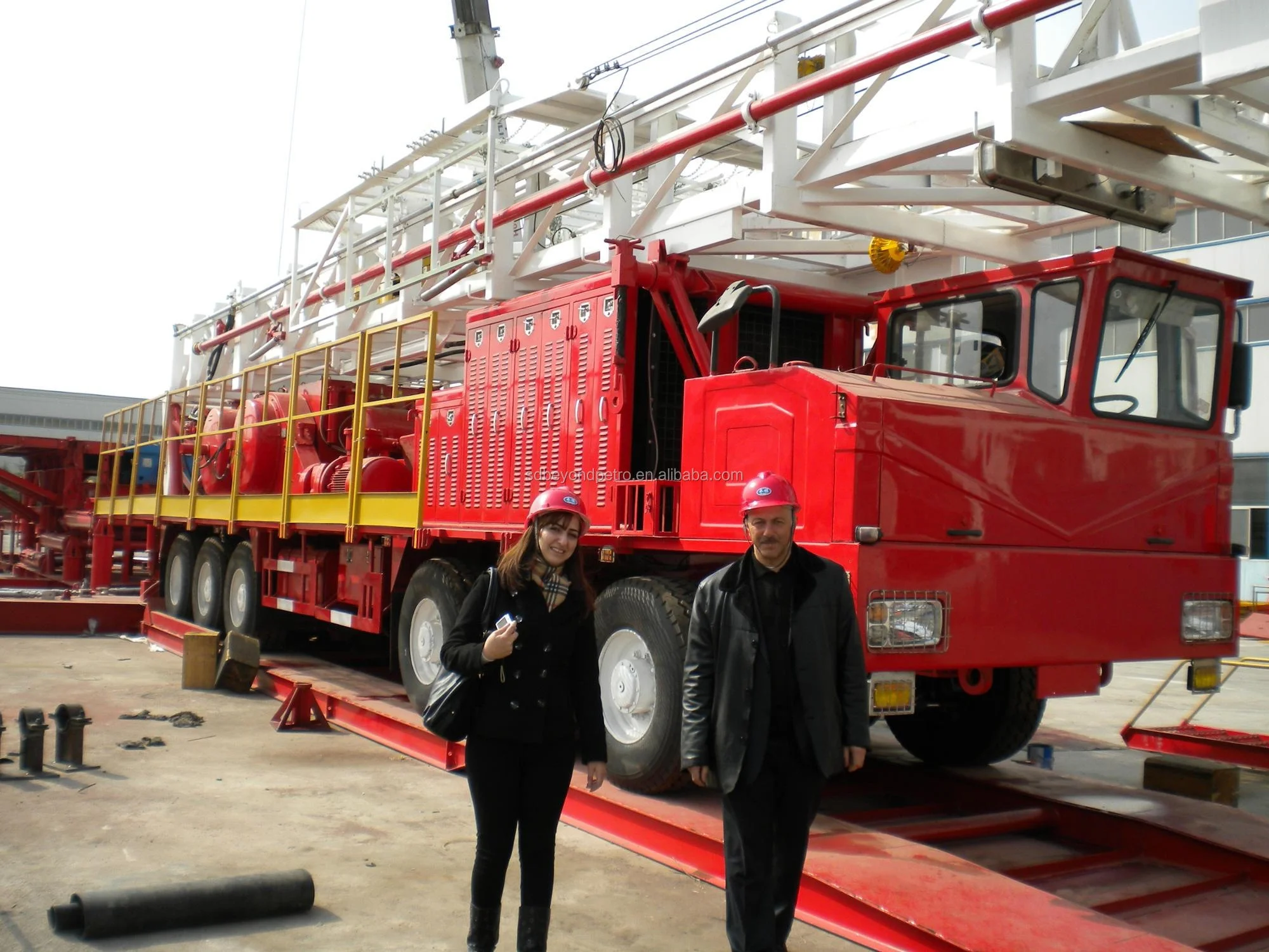 3000m Drilling Rig Oil and Gas Use Oillfield Use Diesel Engine Skid Mounted Drilling Rig