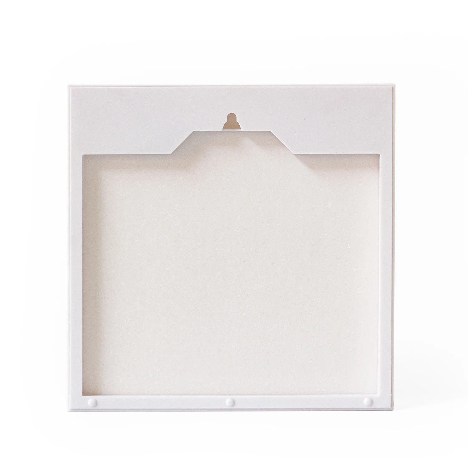 2023 Best Selling Australia Style 8*8 Inch White Plastic Photo Frame Wall Art Plastic tile Square Plastic Photo Tiles