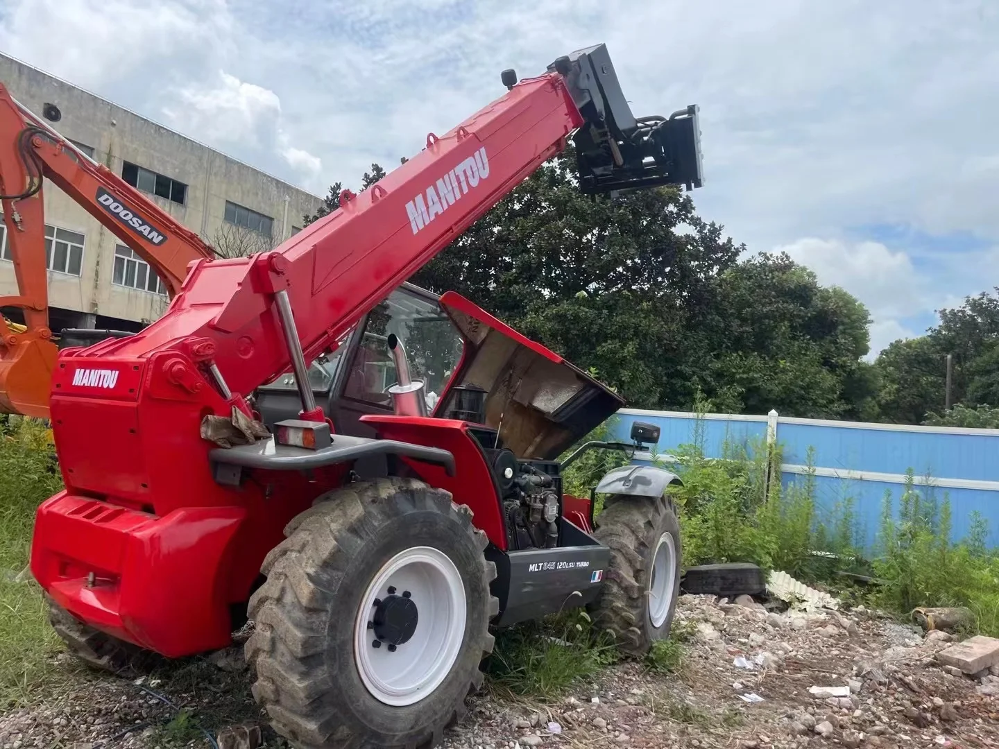 used forklift manitou mlt845 cheap price for sale excellent condition
