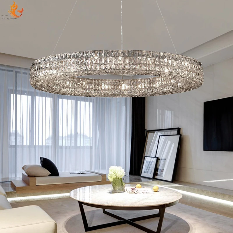 American style chandeliers hotel lobby home hall custom lighting decoration  crystal chandelier