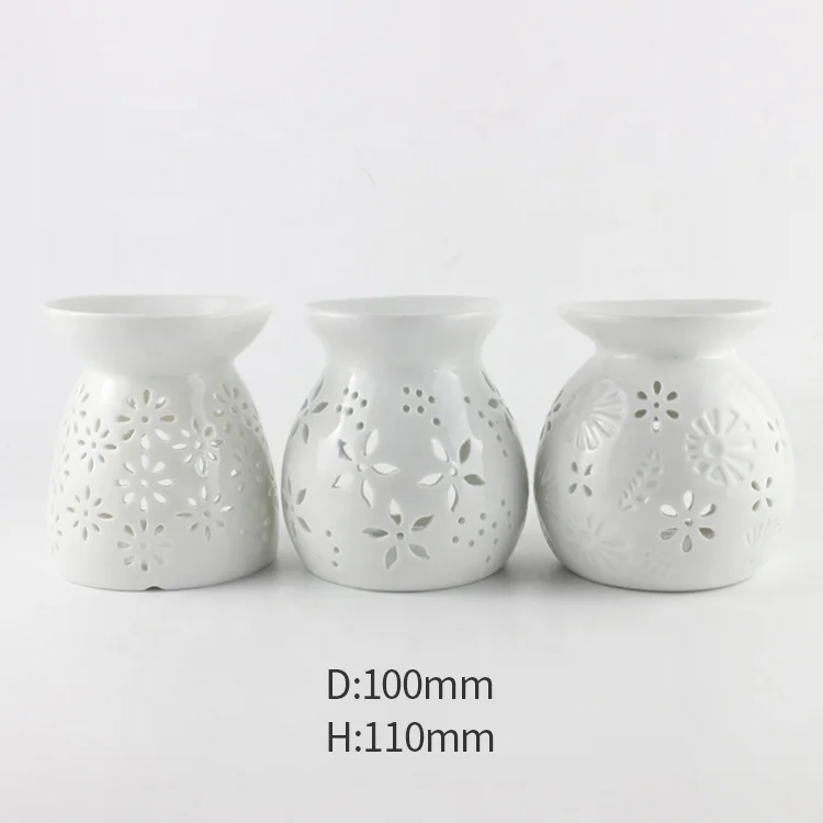 Christmas Tealight Holder Incense Burners Oil Pottery Ceramic Wax Warmer Melt