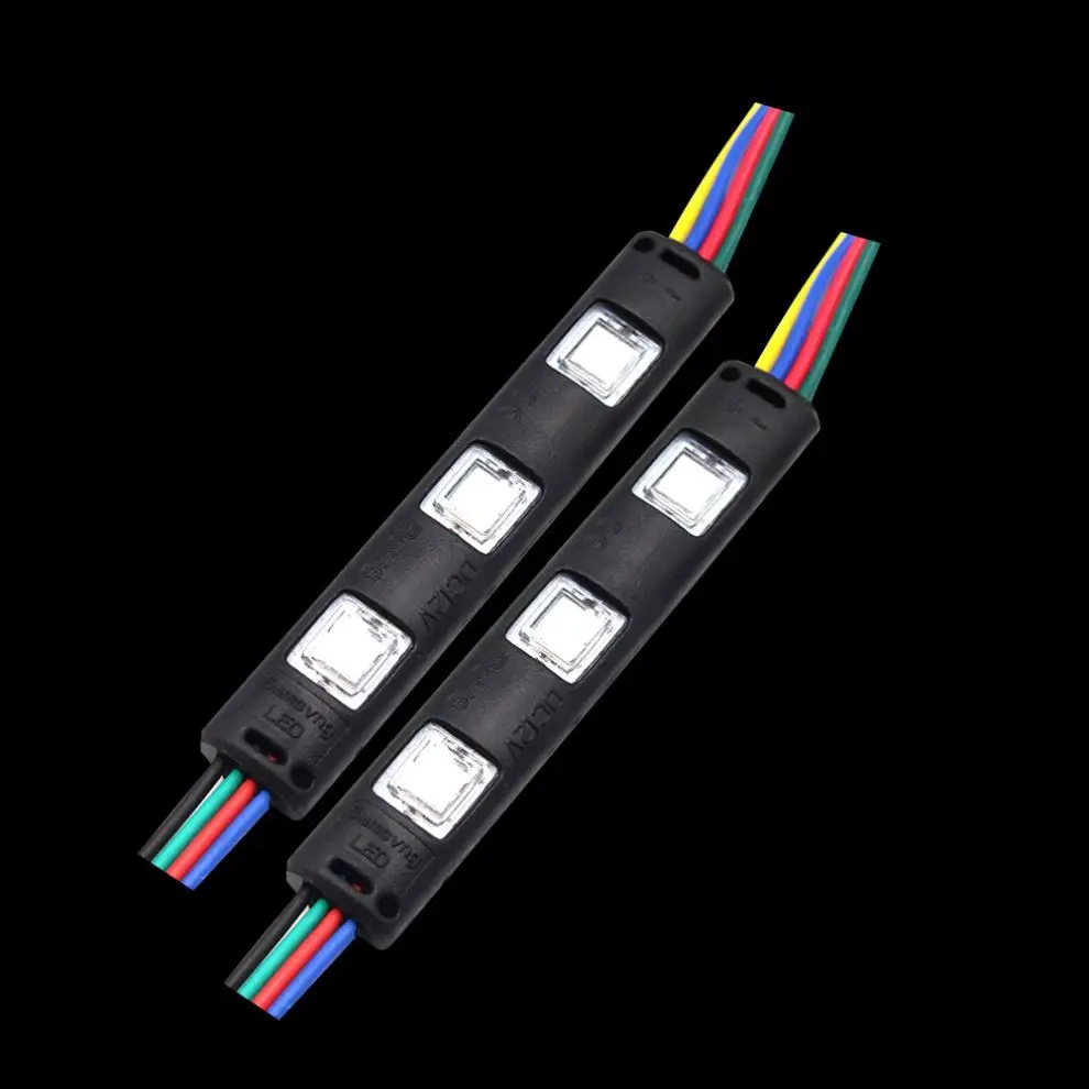 SMD 5050 DC12V 7630 RGB LED Module RGB Injection LED Modules IP65 Waterproof For LED Sign Back Light