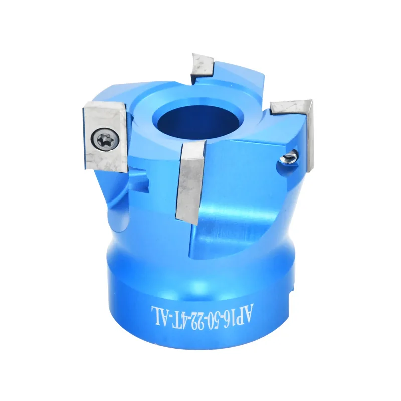 
Aluminum material BAP400R 50-22 4 Flute Face End Milling Cutter 10pcs APKT 1604 milling Inserts 