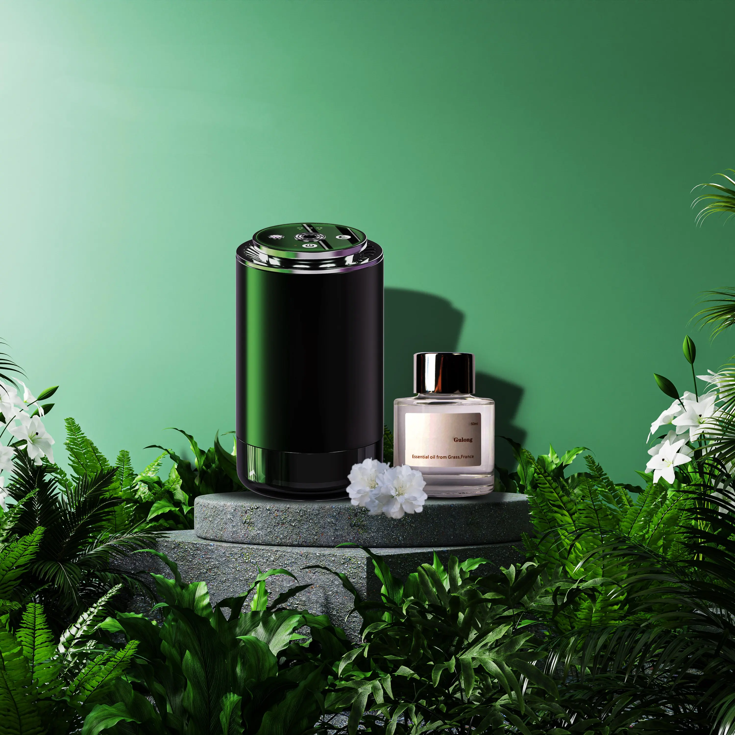 Portable car home fogger Diffuser Aromatherapy 50ml aroma Ultrasonic essential Oil Essential oil aromatherapy Replenisher