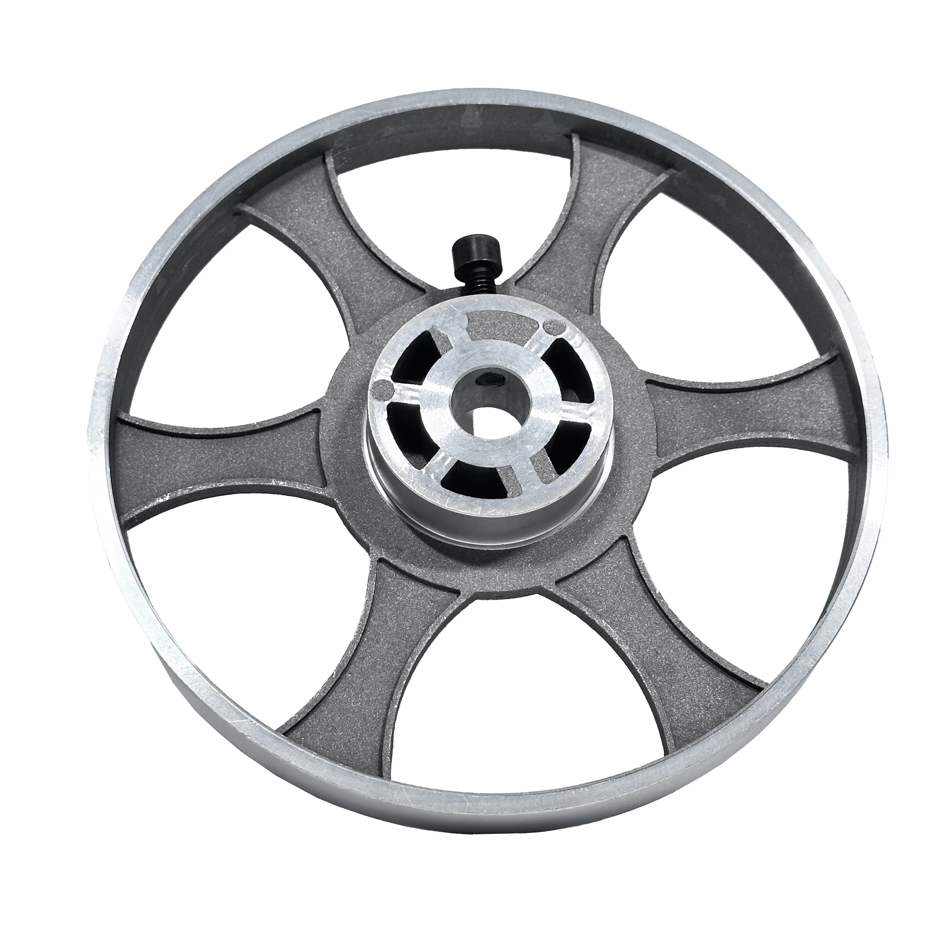 Custom Die Casting Aluminum Pulley Wheel Supplier for Textile Machinery
