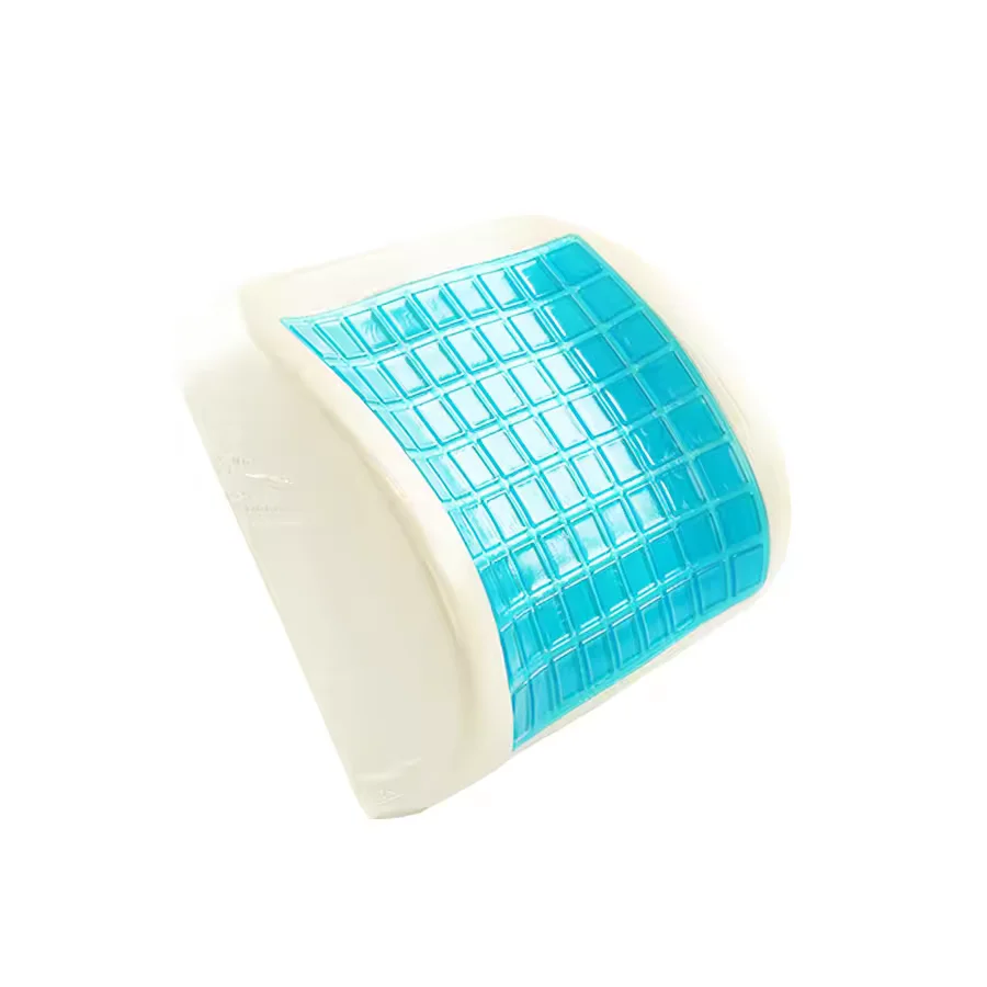 Silicone Backrest Gel Cushion Luxury Lumbar Cooling Gel Foam Cushion Gel Lumbar Support Cushion