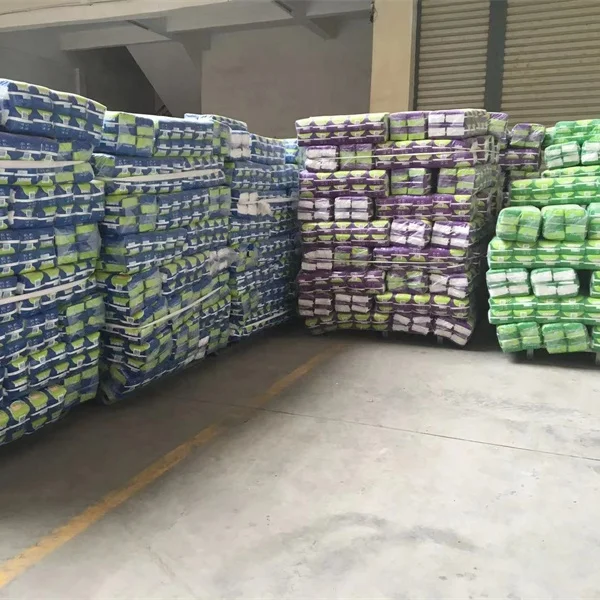 OEM Cheap cotton disposable baby diaper from China factory