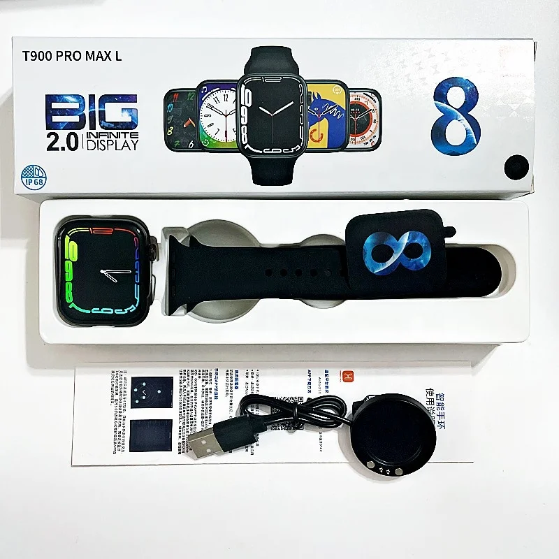 2022 Iwo 8 Smart Watch series 8 smart watch T900 PRO MAX smart watch hw22 pro series 8 T900 PRO MAX L smartwatch