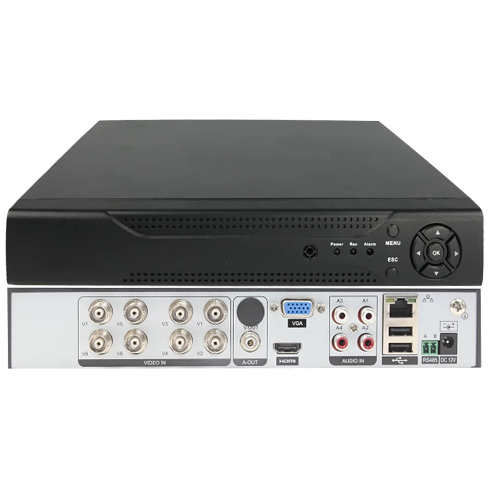 MTSTAR custom H 265 4 Channel DVR Digital Video Recorder Camera 4 playback 8T Storage XVR