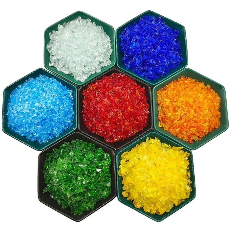 1-3mm Crushed Glass Filter Media for swimming pool