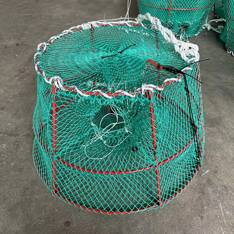 Heavy Duty Convenient Collapsible Design Folding lobster pot rectangle king crab trap