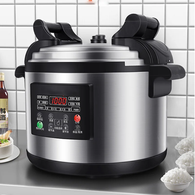 Hotel Kitchen Intelligent Stainless Steel 33 Liters Commercial Multi Cooker Electric Pressure Cooker With Anti-Scalding Handle