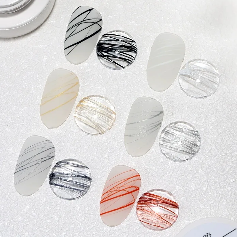 5ml Spider Wire UV Gel Nail Polish 6Colors Flower Drawing Painting Gel Creative Point-to- Line Nail Art Gel Polish Varnish
