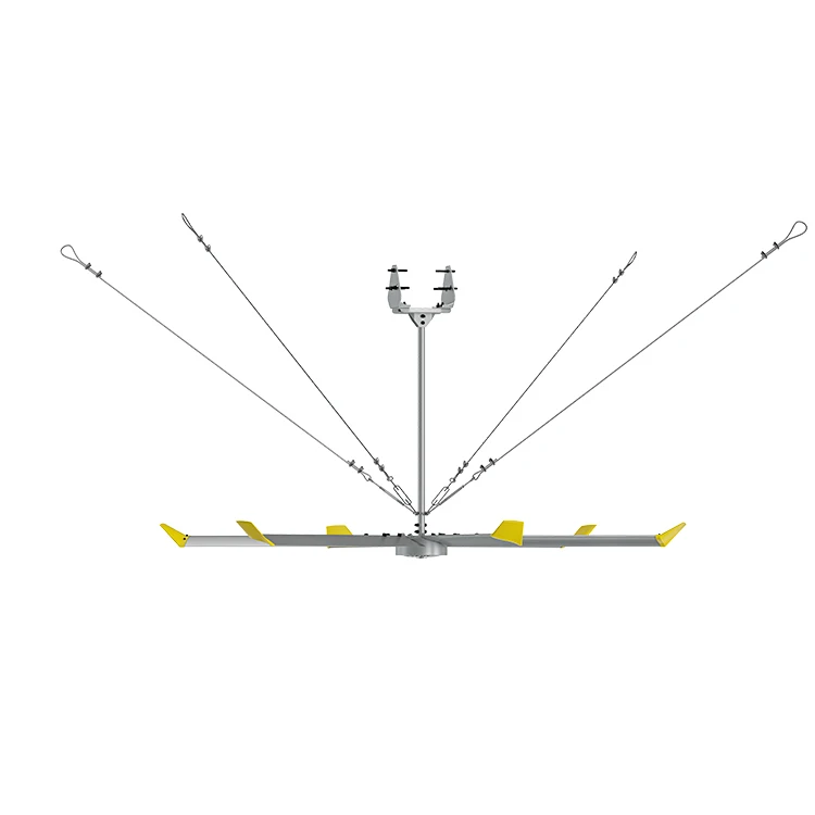 Применимо к вентиляторам с несколькими сценариями, 6-лопастный коммерческий потолочный вентилятор Hvls среднего размера 6 футов/8 футов/10 футов
