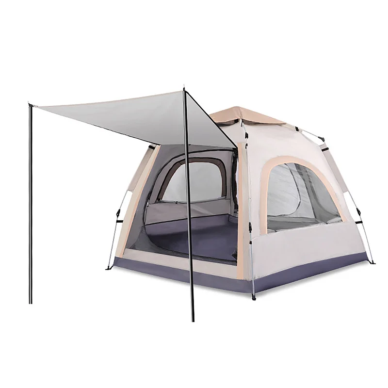 Outdoor Hexagonal Camping Tent Extreme Walker Portable Fully Automatic Rain and Sun Protection Camping Equipment Leisure Tent