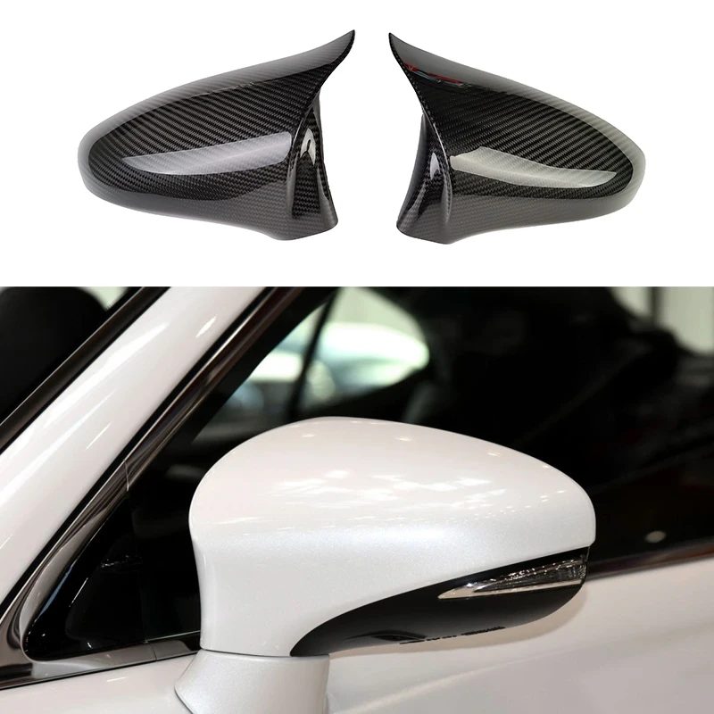 tantan Carbon Fiber Side Car Rear View Mirror Cover Replace Body Kit Custom For Lexus IS ES RC F Sport 2018 RC300 IS300h ES300h