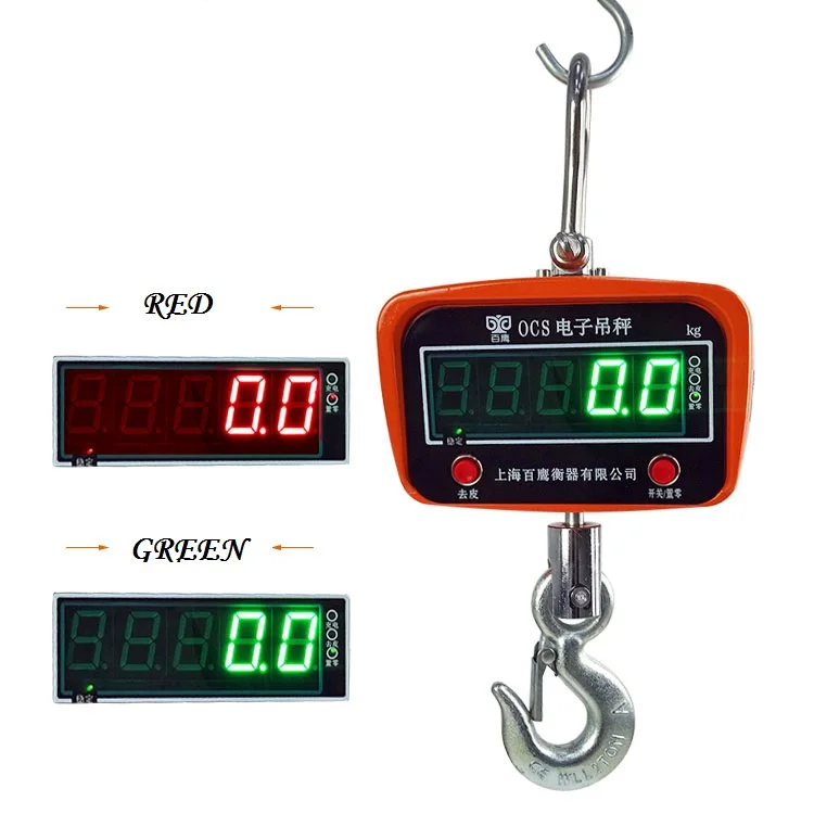 Heavy Duty Weighing Crane Scale Smart Remote Control High Accuracy Scale