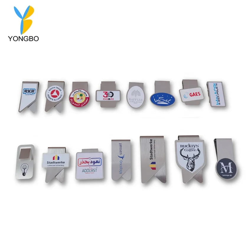 High Quality Notebook Bookmark Spring Paper clips Accessories aXion Clips Binding Office Stationary Supplies