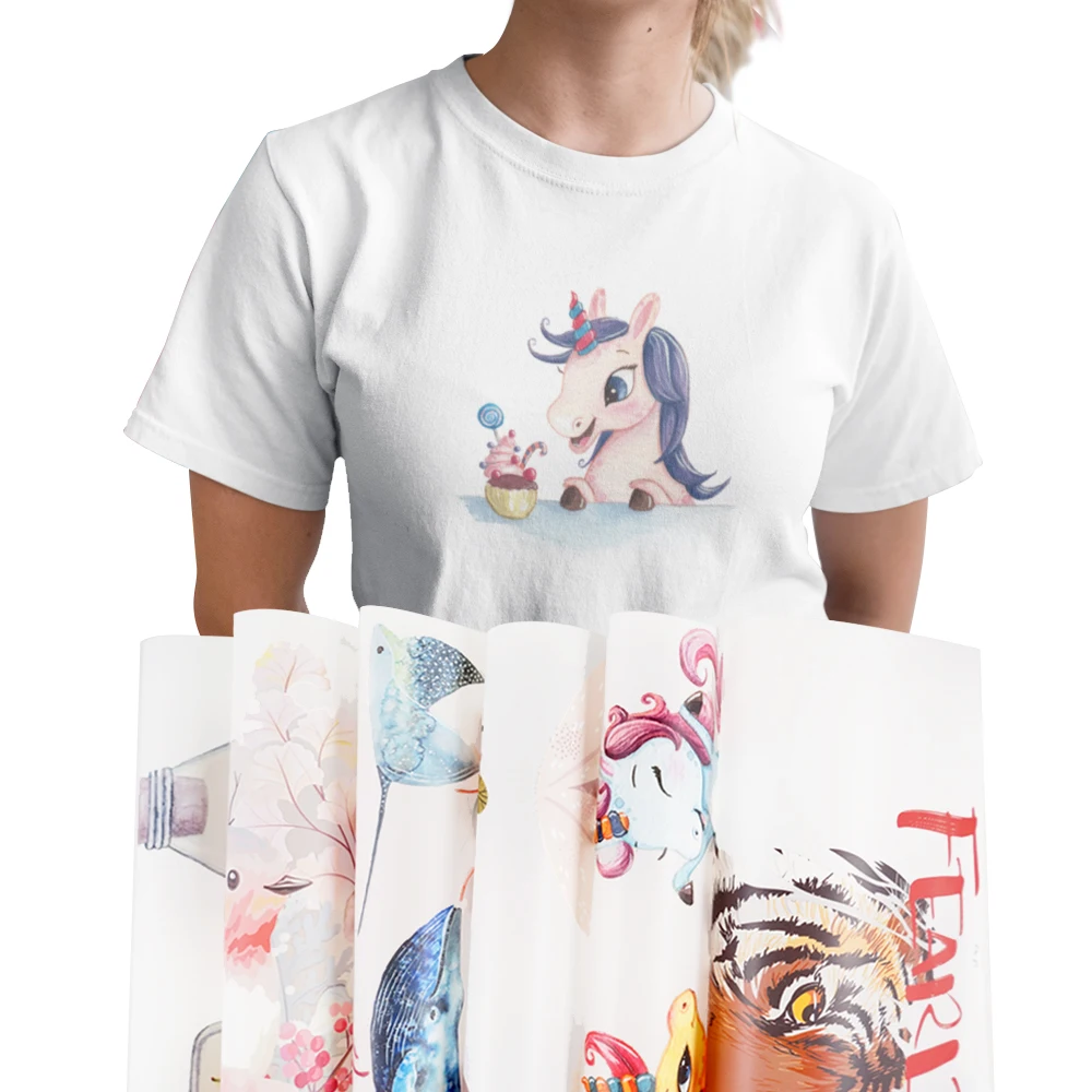 Wholesale Clothing Logo Transfer Printing Custom Plastisol Heat Transfers