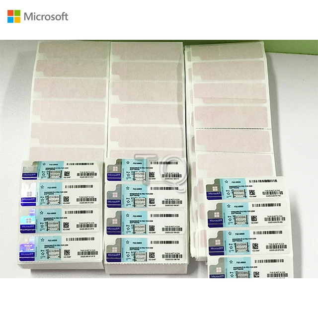 
 Оптовая продажа windows 10 pro розничные ключи последняя синяя наклейка coa активируется онлайн с царапинами Высокое качество dhl Бесплатная доставка  