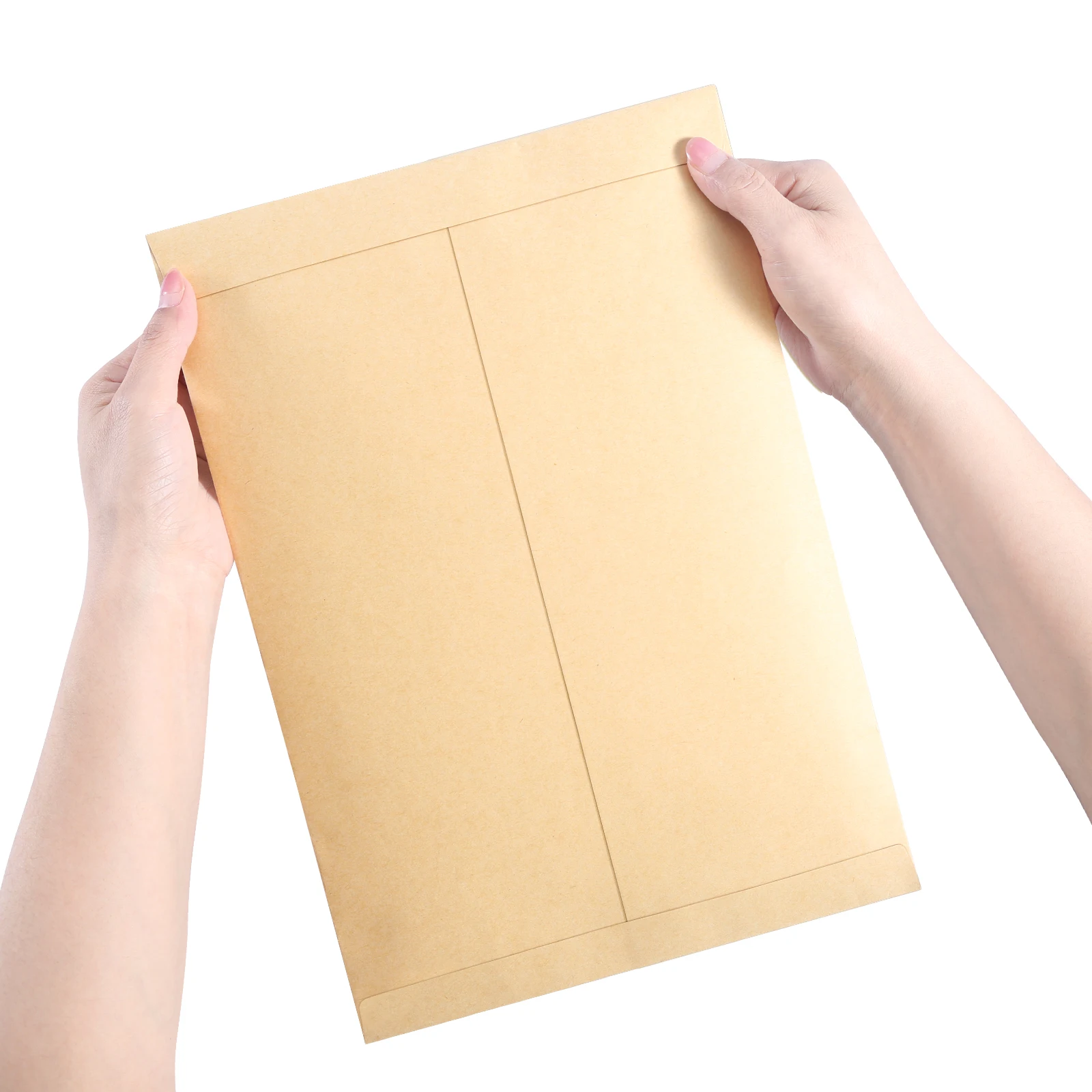 Factory customized design kraft paper self adhesive cardboard envelope A4 A5