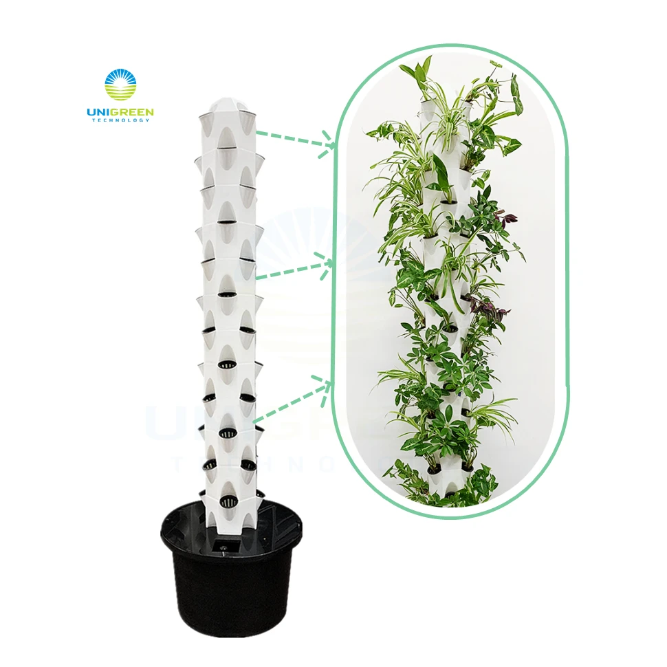 Home Garden Petal Towers Growing Greenhouse Cultivation Soilless Planting Vertical Hydroponic Growing System