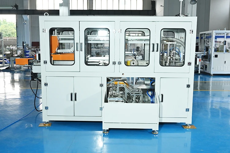 FEXIK PLC Control Z Fold V Fold Facial Tissue Bagger Machine Tissue Paper Packing Machine Automatic Packaging Forming Machines