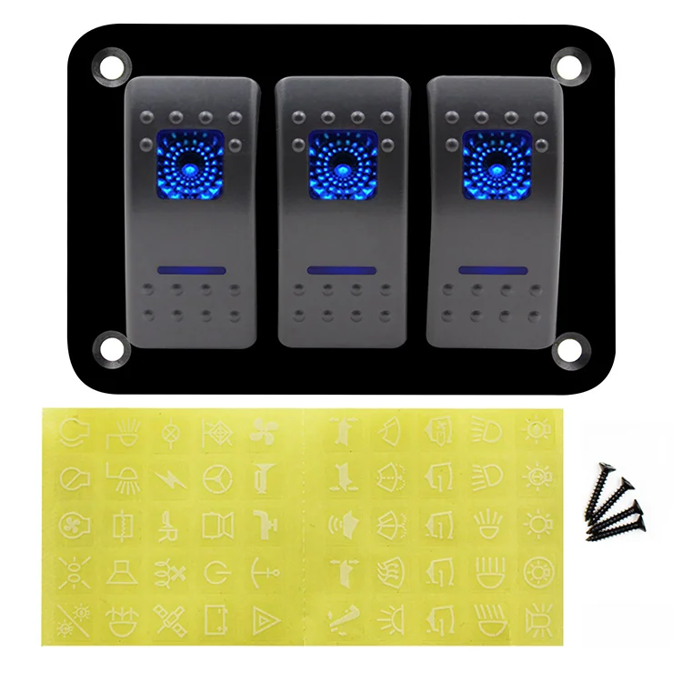 Hot Selling Rocker 12V Waterproof Automotive Car Marine Universal Switch Panel
