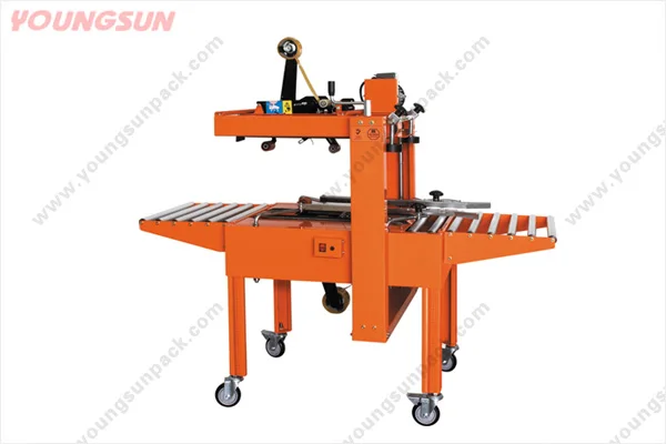 Automatic Continuous Sealing Machine Band Sealer Packing Machine Adjustable Carton Case Sealer