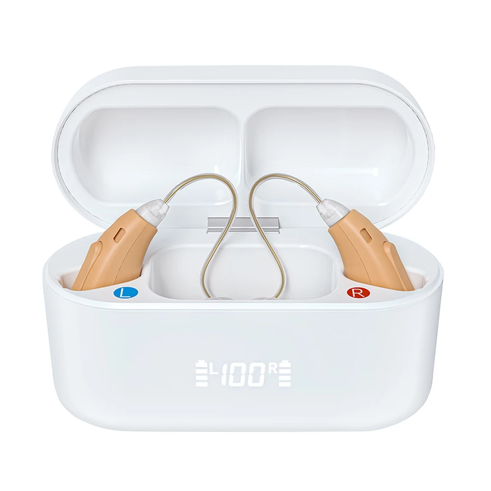 WDRC 16 Channels Rechargeable Digital Portable China Ric Hearing Aids For Seniors and Adults