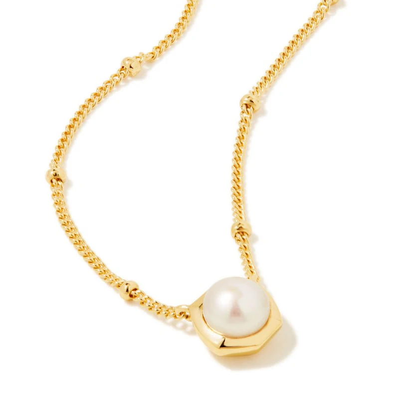 Gemnel 925 silver natural pearl necklaces women pearl necklace