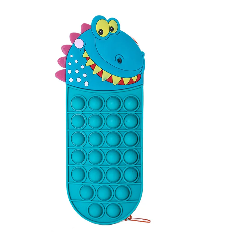 Силиконовый декомпрессионный пенал с мультяшным единорогом